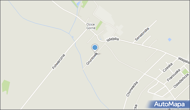 Racibórz, Gruntowa, mapa Racibórz