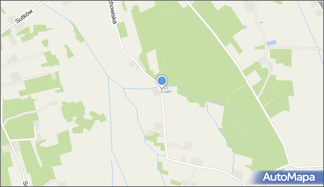 Radgoszcz powiat dąbrowski, Grochowiska, mapa Radgoszcz powiat dąbrowski