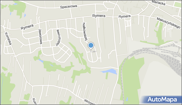 Radlin powiat wodzisławski, Grabowa, mapa Radlin powiat wodzisławski