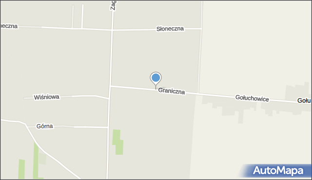 Siewierz, Graniczna, mapa Siewierz