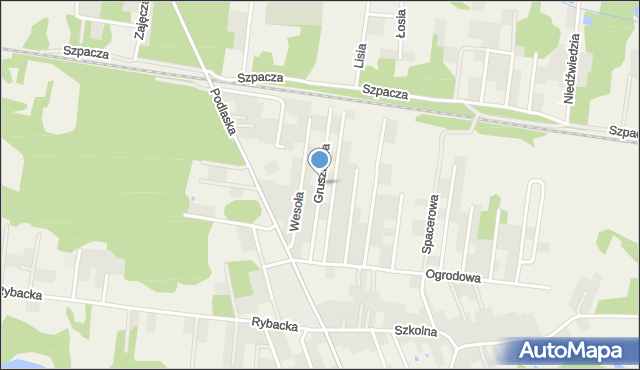 Sobolewo gmina Grabówka, Gruszkowa, mapa Sobolewo gmina Grabówka