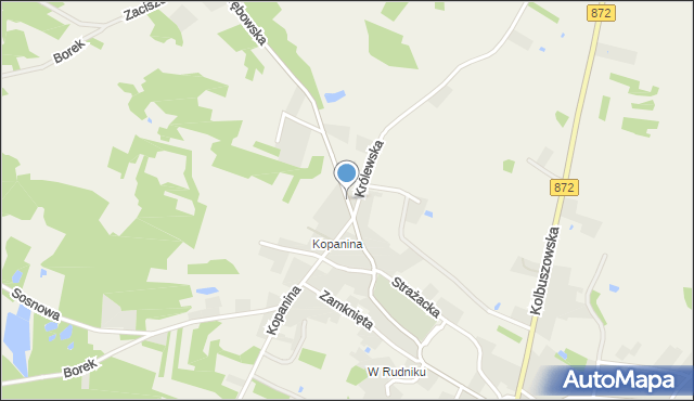 Stany gmina Bojanów, Grębowska, mapa Stany gmina Bojanów