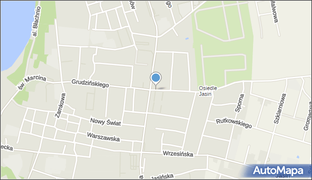 Swarzędz, Grudzińskiego Zygmunta, mapa Swarzędz