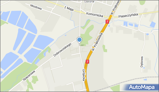 Tarczyn powiat piaseczyński, Grójecka, mapa Tarczyn powiat piaseczyński