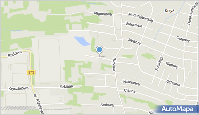 Tarnów, Gruszkowa, mapa Tarnów