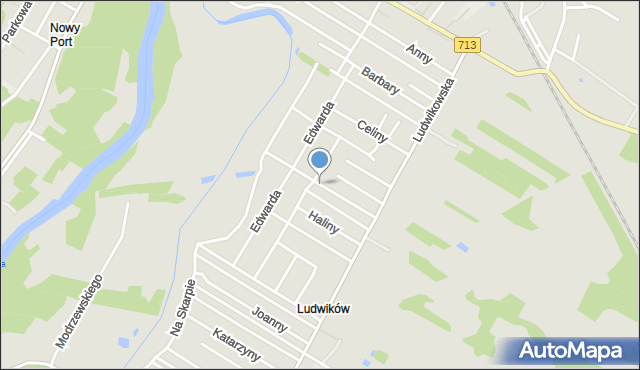 Tomaszów Mazowiecki, Grażyny, mapa Tomaszów Mazowiecki