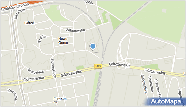 Warszawa, Grodkowska, mapa Warszawy