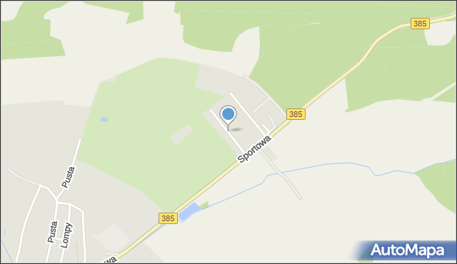 Ziębice, Graniczna, mapa Ziębice