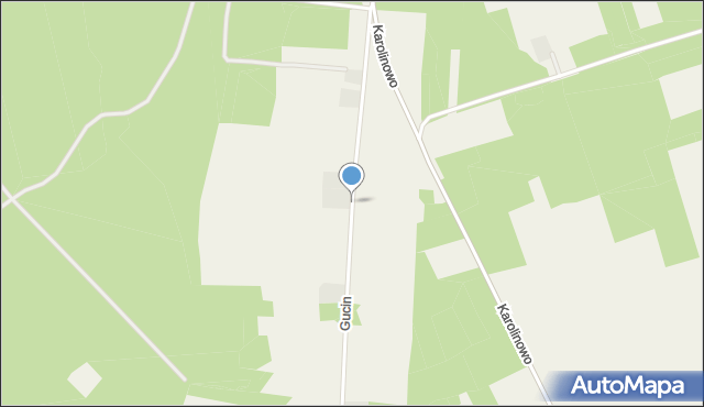 Gucin gmina Nowe Miasto, Gucin, mapa Gucin gmina Nowe Miasto