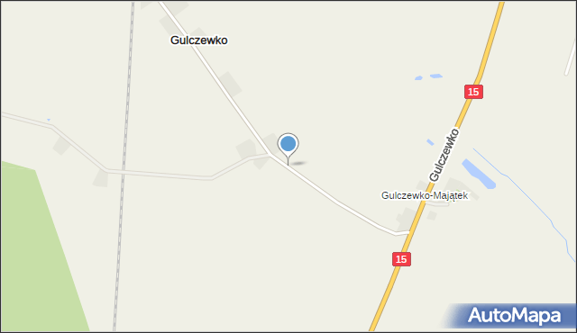Gulczewko, Gulczewko, mapa Gulczewko