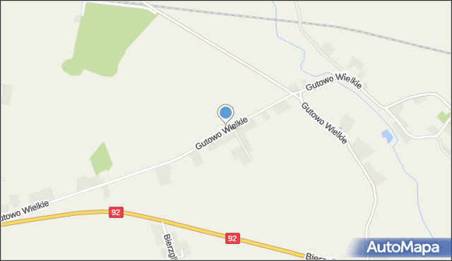 Gutowo Wielkie, Gutowo Wielkie, mapa Gutowo Wielkie