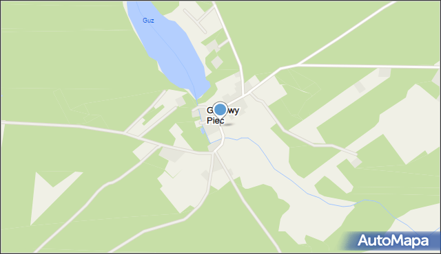 Guzowy Piec, Guzowy Piec, mapa Guzowy Piec