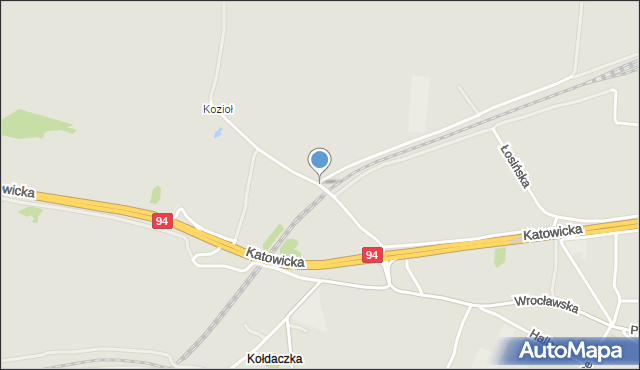 Sławków powiat będziński, Gwarków Sławkowskich, mapa Sławków powiat będziński