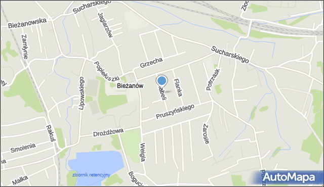 Kraków, Habeli Adama, mapa Krakowa