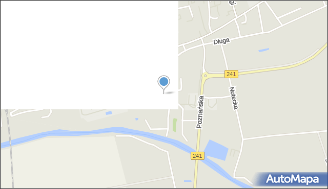 Nakło nad Notecią, Hallera Józefa, gen., mapa Nakło nad Notecią