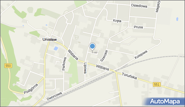 Unisław powiat chełmiński, Hasińskiego, dr., mapa Unisław powiat chełmiński