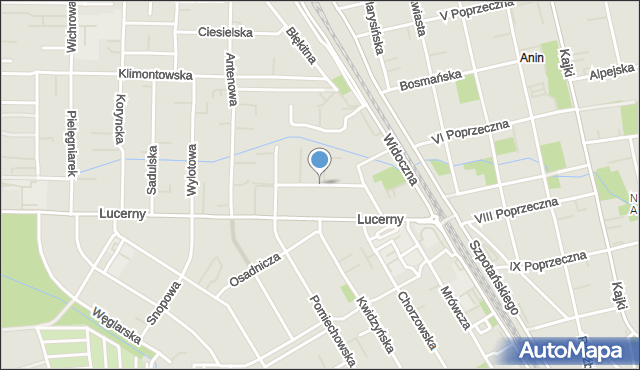 Warszawa, Hajnowska, mapa Warszawy