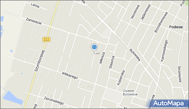Chojnice, Herberta Zbigniewa, mapa Chojnic