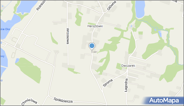 Dębowiec powiat cieszyński, Herstówki, mapa Dębowiec powiat cieszyński