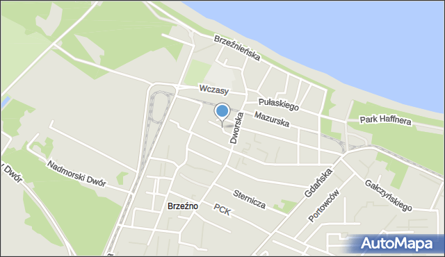 Gdańsk, Herbowa, mapa Gdańska