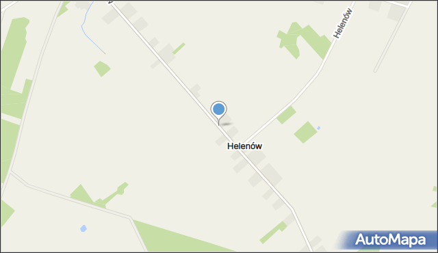 Helenów gmina Policzna, Helenów, mapa Helenów gmina Policzna
