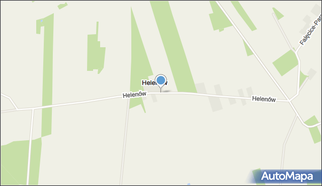 Helenów gmina Promna, Helenów, mapa Helenów gmina Promna