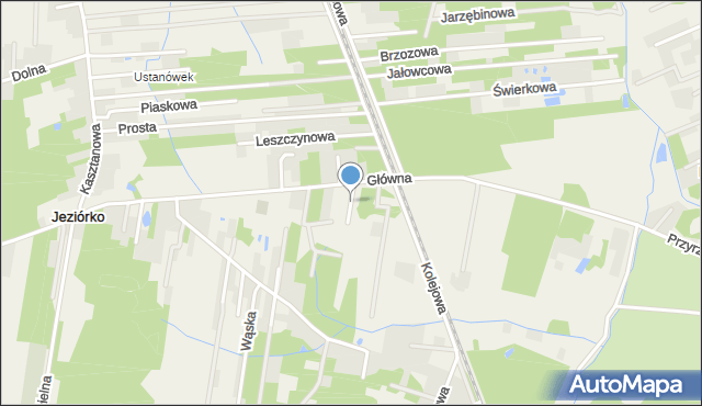 Jeziórko gmina Prażmów, Hetmańska, mapa Jeziórko gmina Prażmów