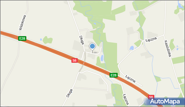 Luzino, Herberta Zbigniewa, mapa Luzino