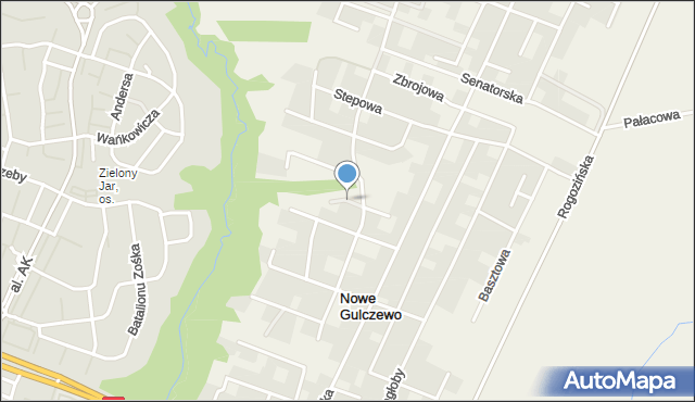 Nowe Gulczewo, Heleny, mapa Nowe Gulczewo