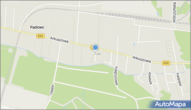 Warszawa, Hefajstosa, mapa Warszawy