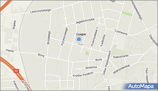 Warszawa, Henryka II Pobożnego, mapa Warszawy