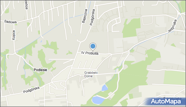 Wieliczka, Henryka IV Probusa, mapa Wieliczka