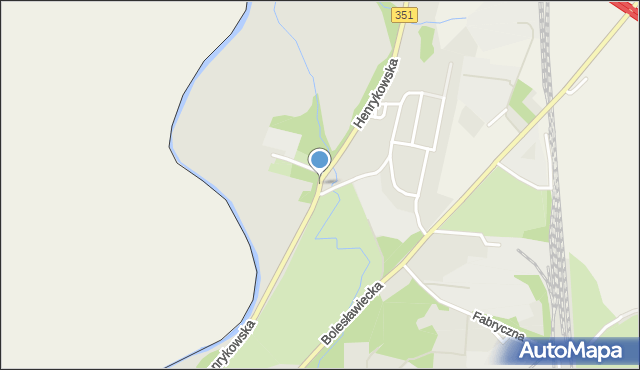 Zgorzelec, Henrykowska, mapa Zgorzelec