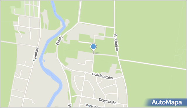 Bydgoszcz, Hoffmanna Alfonsa, mapa Bydgoszczy