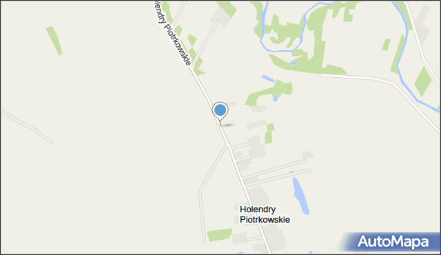 Holendry Piotrkowskie, Holendry Piotrkowskie, mapa Holendry Piotrkowskie