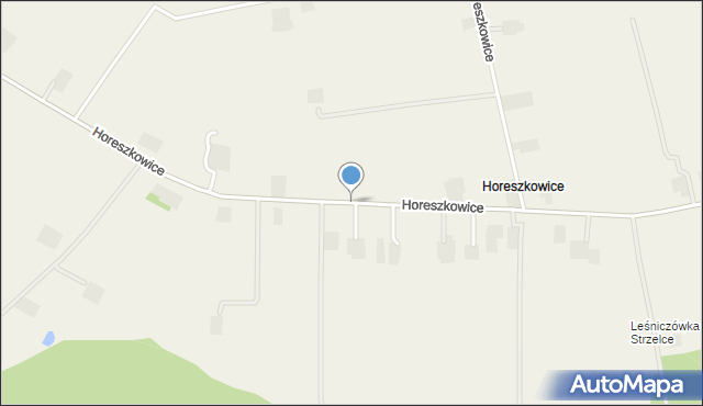Horeszkowice, Horeszkowice, mapa Horeszkowice