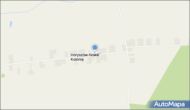 Horyszów-Nowa Kolonia, Horyszów-Nowa Kolonia, mapa Horyszów-Nowa Kolonia
