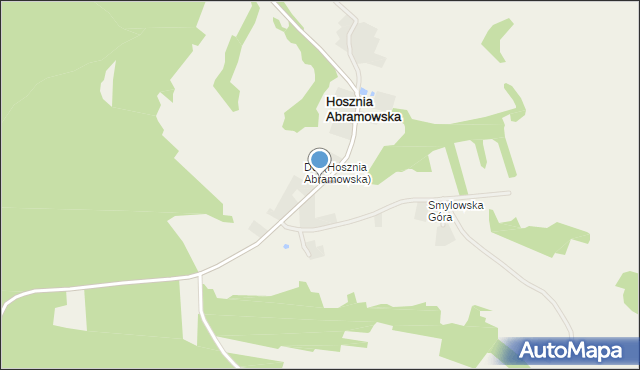 Hosznia Abramowska, Hosznia Abramowska, mapa Hosznia Abramowska