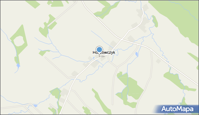 Hoszowczyk, Hoszowczyk, mapa Hoszowczyk