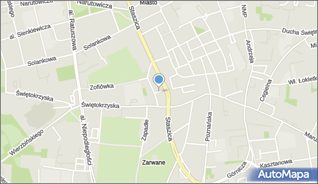 Inowrocław, Hoyera Henryka Fryderyka, mapa Inowrocławia