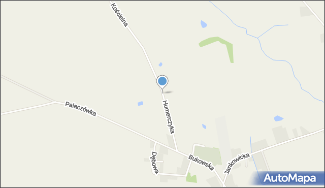 Ceradz Kościelny, Humerczyka Zygmunta, ks., mapa Ceradz Kościelny