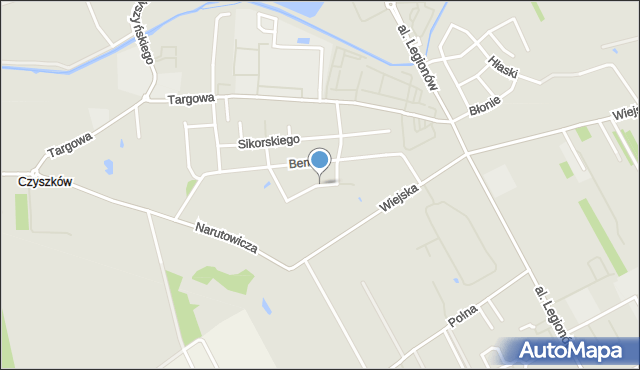 Garwolin, Hufca Orłów, mapa Garwolin