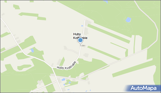 Huby Kotfińskie, Huby Kotfińskie, mapa Huby Kotfińskie