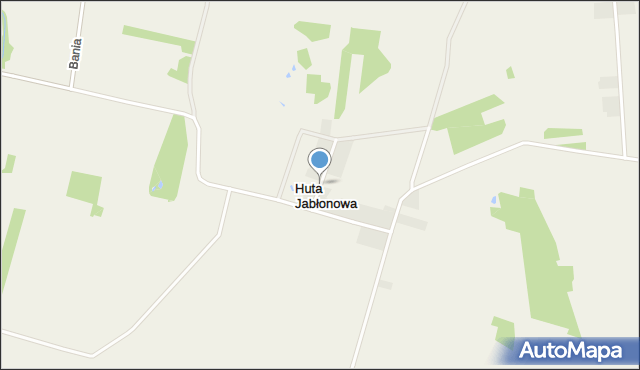 Huta Jabłonowa, Huta Jabłonowa, mapa Huta Jabłonowa