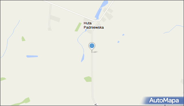 Huta Padniewska, Huta Padniewska, mapa Huta Padniewska