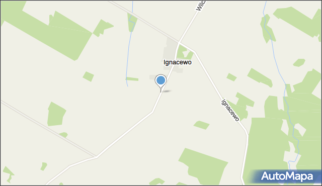 Ignacewo gmina Stawiski, Ignacewo, mapa Ignacewo gmina Stawiski