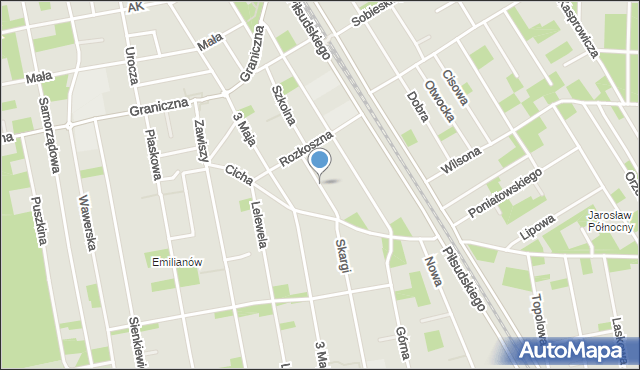 Józefów powiat otwocki, Iglasta, mapa Józefów powiat otwocki