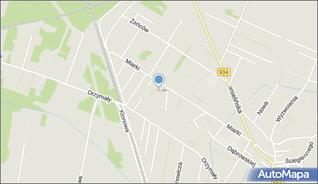 Imielin, Imielin, mapa Imielin