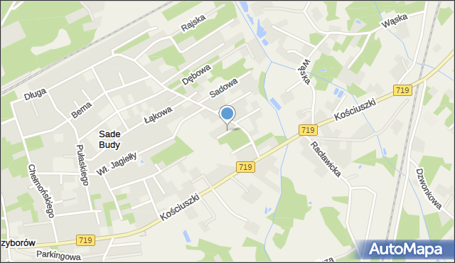 Sade Budy, Imbirowa, mapa Sade Budy