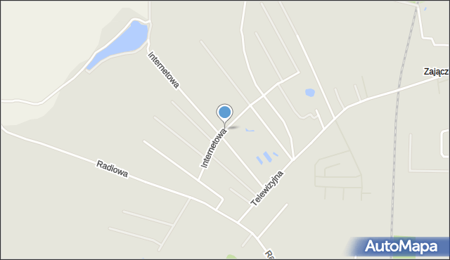 Gdańsk, Internetowa, mapa Gdańska